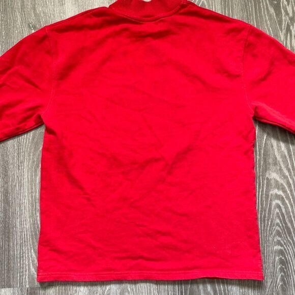 Vintage Mock Neck Sweater w/ Front Print - Picture 3 of 4